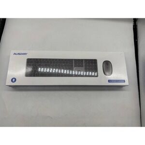 AUSDOM KAM200 Wireless Keyboard and Mouse Combo Slim Ergonomic Full Size